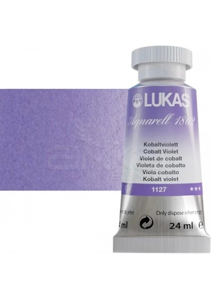 Aquarell 1862 Artist 24ML Sulu Boya 1127 Cobalt Violet Seri 3