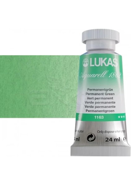Aquarell 1862 Artist 24ML Sulu Boya 1163 Permanent Green Seri 2