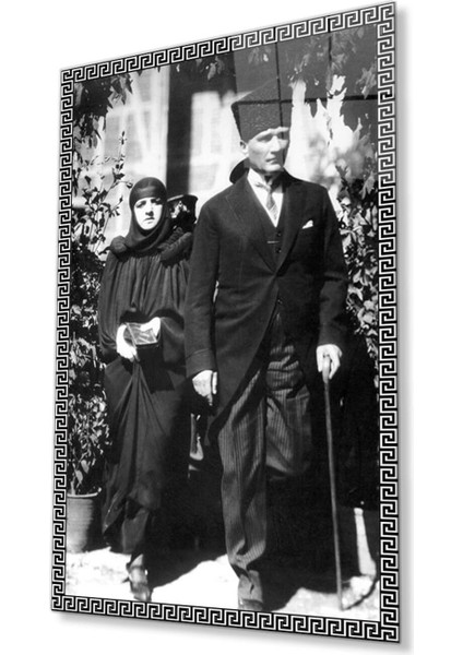 Atatürk Cam Tablo 4mm Dayanıklı Temperli Cam, Atatürk Glass Wall Art