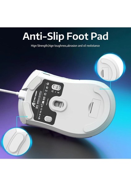 R1, PAW3311, 1000hz, 18.000DPI Ultra Hafif Oyuncu Mouse indirimleri