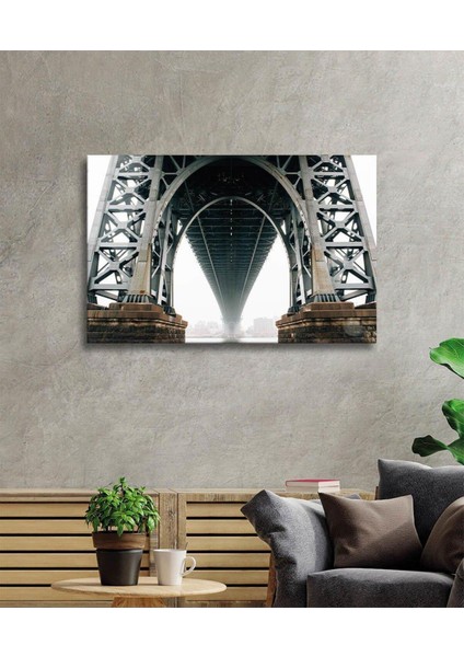 Köprü Cam Tablo 4mm Dayanıklı Temperli Cam, Bridge Glass Wall Decor fiyatları