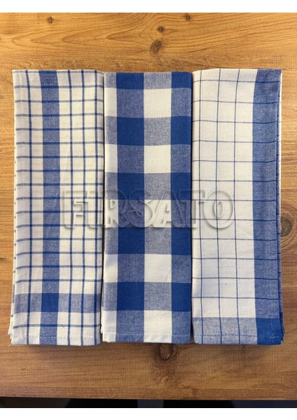 Triokare 3’lü Mutfak Havlusu / Kurulama Bezi Seti , Oeko-Tex Sertifikalı, 45X65 cm indirimleri