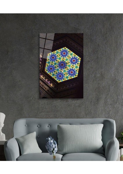 Islami Motif Cam Tablo 4mm Dayanıklı Temperli Cam fiyatları