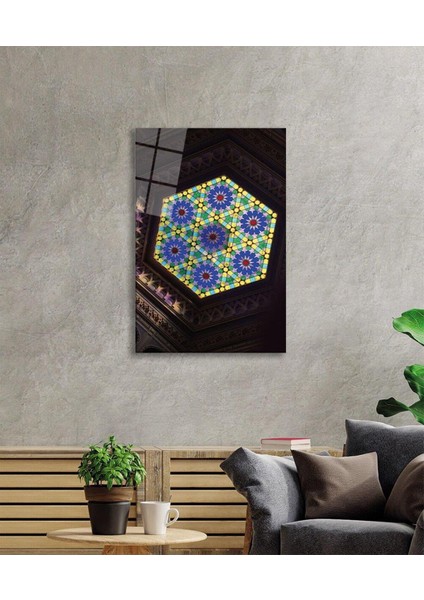 Islami Motif Cam Tablo 4mm Dayanıklı Temperli Cam modelleri