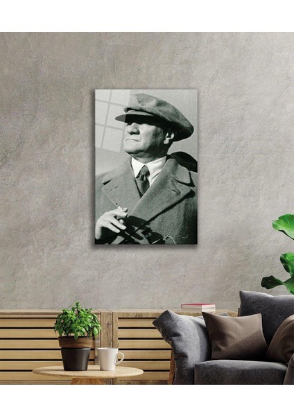 Atatürk Cam Tablo 4mm Dayanıklı Temperli Cam, Atatürk Glass Wall Art fiyatları