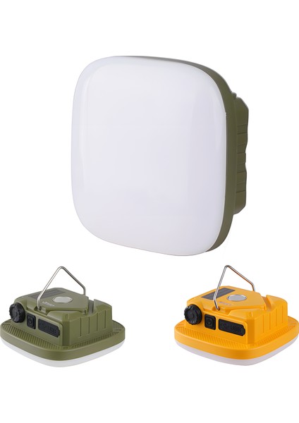 D83-1 Şarjlı Manyetik Kamp Lambası Powerbank Özellikli LED Işık Taşınabilir Çadır Aydınlatma fırsatları