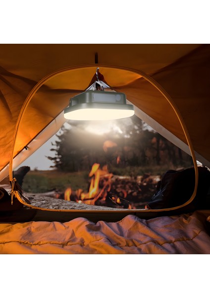 D83-1 Şarjlı Manyetik Kamp Lambası Powerbank Özellikli LED Işık Taşınabilir Çadır Aydınlatma