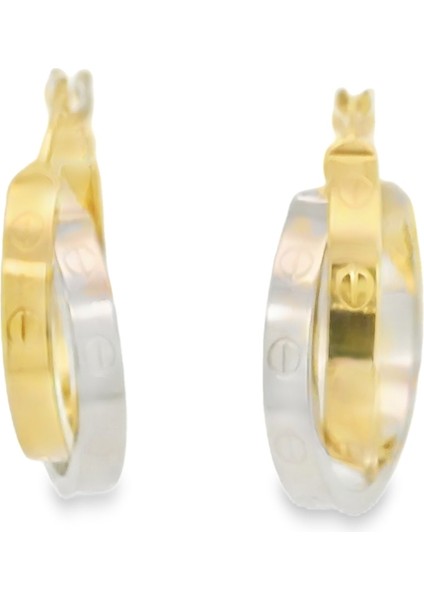 Taşsız Küpe 14 Ayar Altın 3.58 gr OA-K1TB01019322