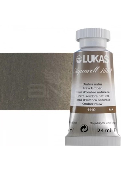 Aquarell 1862 Artist 24ML Sulu Boya 1110 Umbra Naturel Seri 2