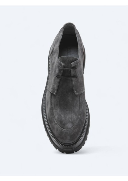 Antrasit Süet Smart Casual Ayakkabı modelleri