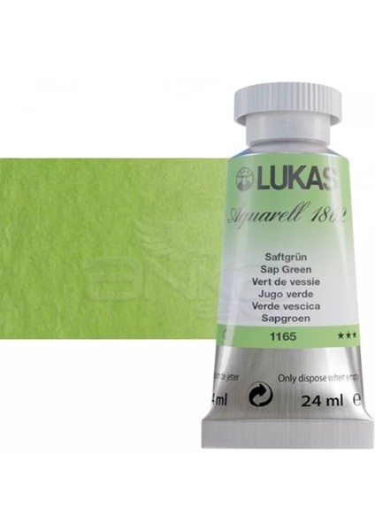 Aquarell 1862 Artist 24ML Sulu Boya 1165 Safra Yeşili Seri 2