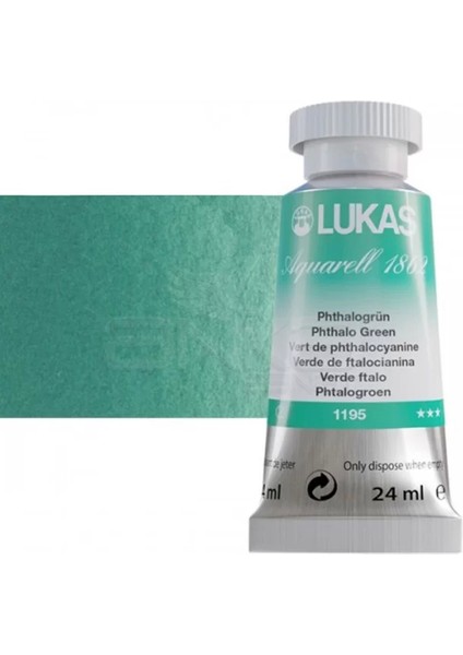 Aquarell 1862 Artist 24ML Sulu Boya 1195 Phthalo Green Seri 2
