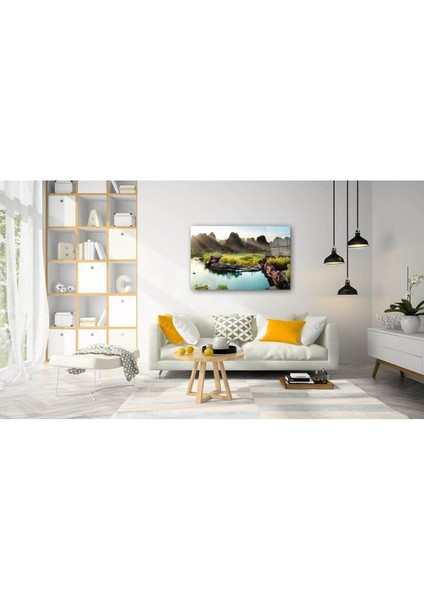 Doğa Manzara Cam Tablo 4mm Dayanıklı Temperli Cam fiyatları