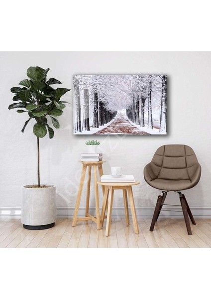 Kış Manzarası Doğa Cam Tablo 4mm Dayanıklı Temperli Cam fiyatları