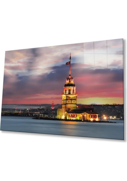 Kız Kulesi Cam Tablo