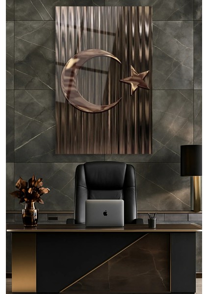 Türk Bayrağı Dikey Cam Tablo Modern Ev Ofis Salon Hediyelik Büyük Tablo Duvar Dekoru Bayrak modelleri