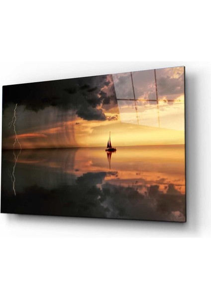 Doğa Manzara Cam Tablo 4mm Dayanıklı Temperli Cam