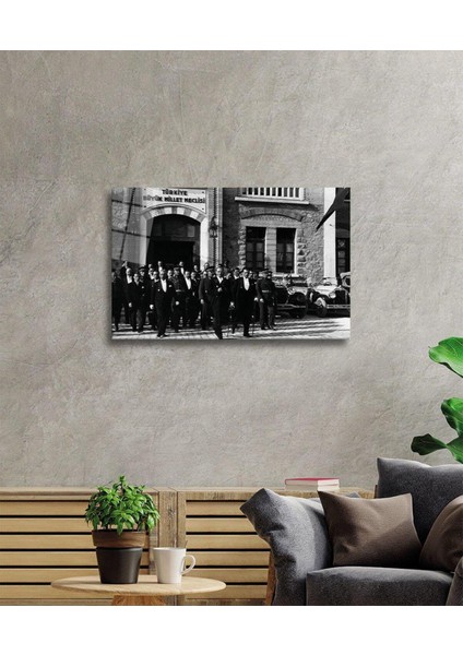 Atatürk Cam Tablo 4mm Dayanıklı Temperli Cam, Atatürk Glass Wall Art fiyatları