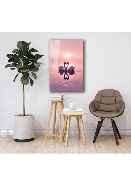 Aşkın Sükuneti Cam Tablo Hediyelik Büyük Tablo Ev Ofis Dekoru fiyatları