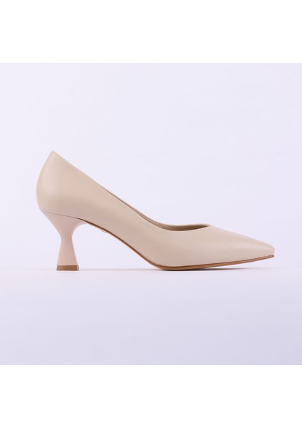Hakiki Deri Topuklu Kadın Ayakkabısı 25MHT25 fırsatları