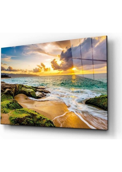 Manzara Doğa Cam Tablo 4mm Dayanıklı Temperli Cam