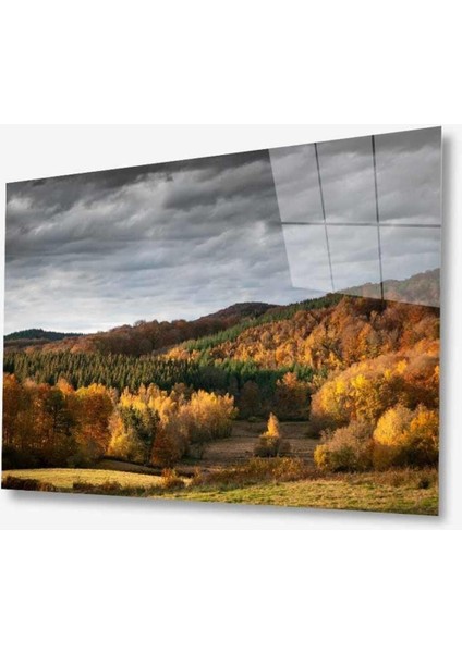 Manzara Doğa Cam Tablo 4mm Dayanıklı Temperli Cam