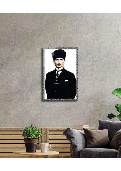 Atatürk Cam Tablo 4mm Dayanıklı Temperli Cam, Atatürk Glass Wall Art fiyatları