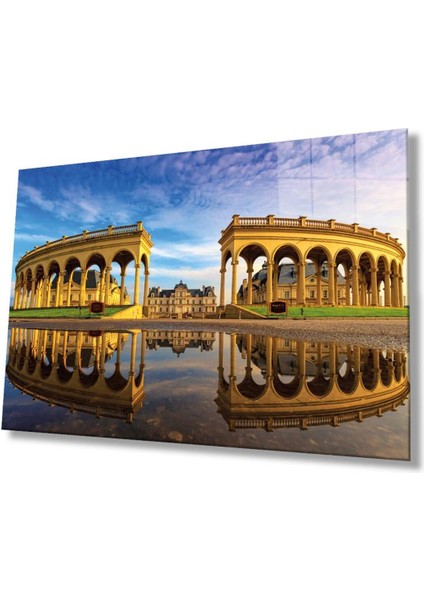 Manzara Cam Tablo 4mm Dayanıklı Temperli Cam, Glass Wall Decor