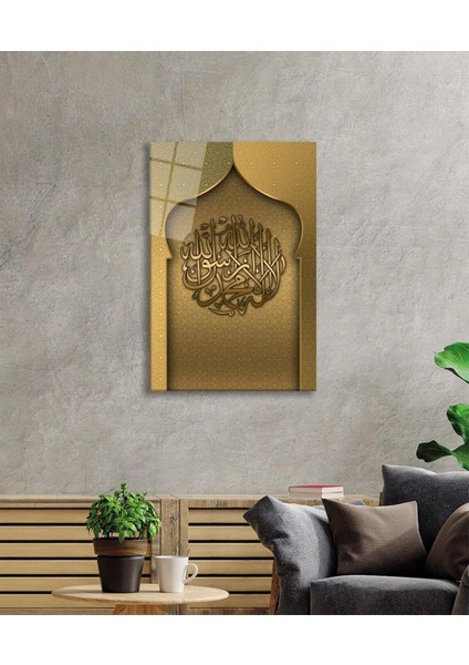 Kelime-I Tevhid Cam Tablo 4mm Dayanıklı Temperli Cam modelleri