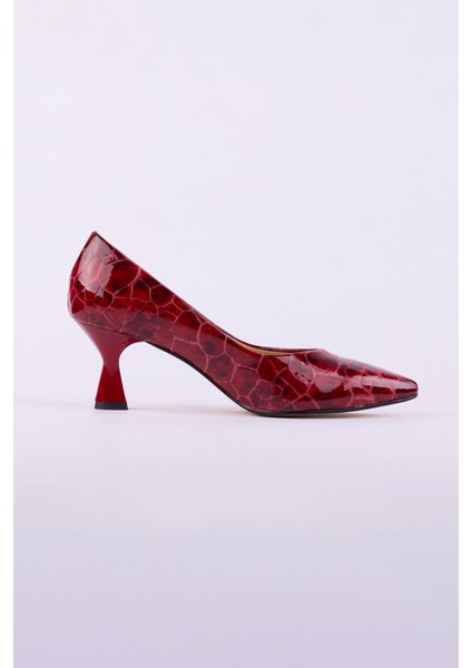 Hakiki Deri Topuklu Kadın Ayakkabısı 25MHT25