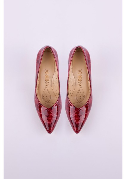 Hakiki Deri Topuklu Kadın Ayakkabısı 25MHT25 fırsatları