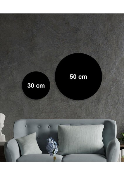 Besmele Yuvarlak Cam Tablo 4mm Dayanıklı Temperli Cam fırsatları