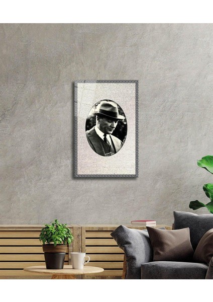 Atatürk Cam Tablo 4mm Dayanıklı Temperli Cam, Atatürk Glass Wall Art fiyatları
