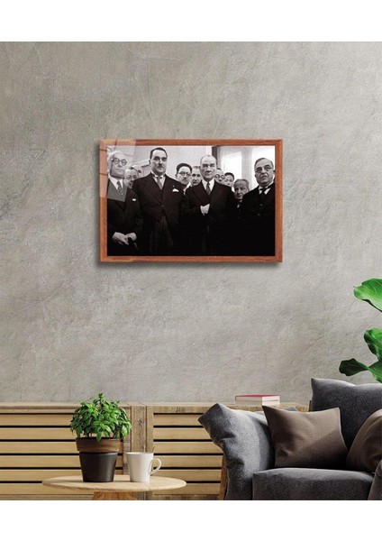 Atatürk Cam Tablo 4mm Dayanıklı Temperli Cam, Atatürk Glass Wall Art fiyatları