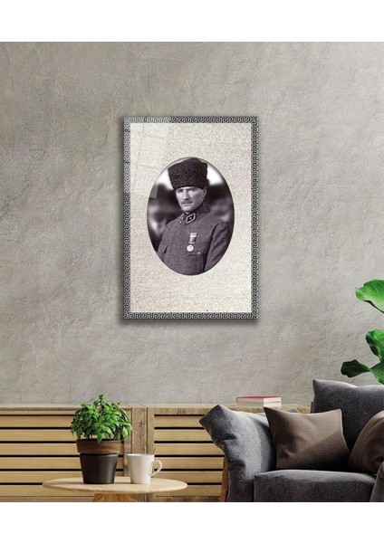 Atatürk Cam Tablo 4mm Dayanıklı Temperli Cam, Atatürk Glass Wall Art fiyatları