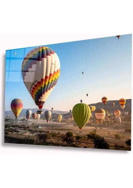Uçan Balonlar Cam Tablo 4mm Dayanıklı Temperli Cam