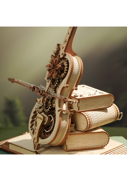 Minyatür Büyülü Çello |Ahşap Büyülü Çello Maketi | 3D Puzzle