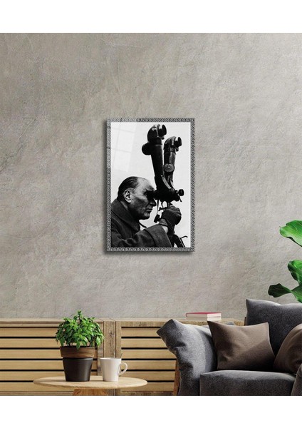Atatürk Cam Tablo 4mm Dayanıklı Temperli Cam, Atatürk Glass Wall Art fiyatları
