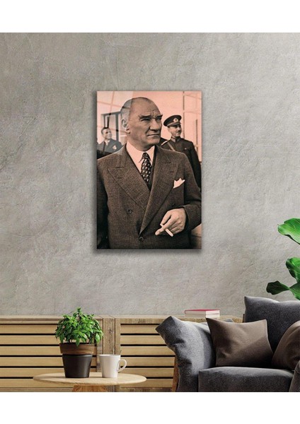 Atatürk Cam Tablo 4mm Dayanıklı Temperli Cam, Atatürk Glass Wall Art fiyatları
