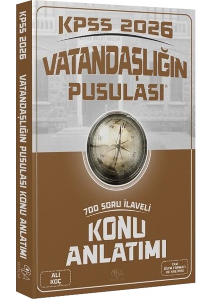 2026 Kpss Pusula Serisi Tarih-Coğrafya-Vatandaşlık Konu Anlatımı-Tüm Dersler Soru Bankası(Lisans) fiyatları