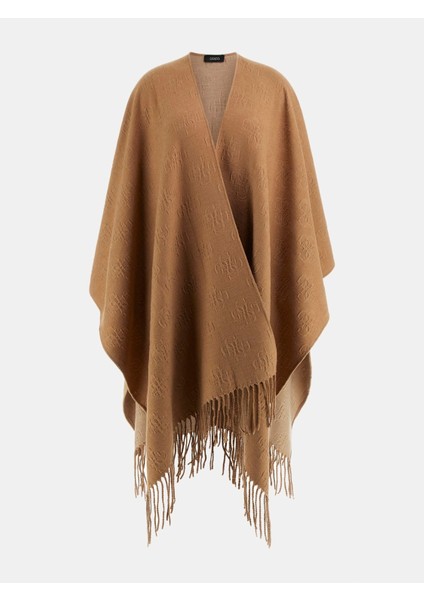 Poncho Kadın Bej Şal AW5421POL03-BEI
