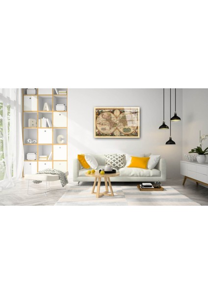 Dünya Haritası 7 Cam Tablo fiyatları