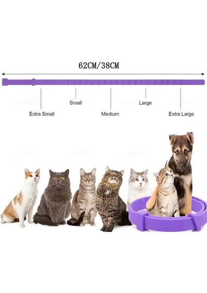 Ayarlanabilir Köpek Sakinleştirici Tasma 62 cm - 2 Ay Koruma modelleri