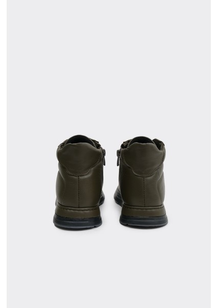 Fermuarlı Hakiki Deri Kadın Bot indirimleri