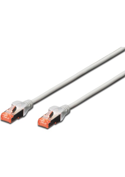 Beek Cat 6 Sftp/pımf (Pairs In Metal Foil) Patch Kablosu, 20 Metre, Lszh, Awg 26, Gri Renk