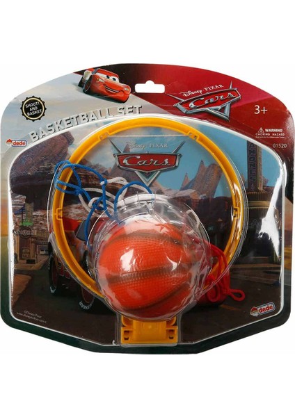 Cars Küçük Basket Potası - Sarı