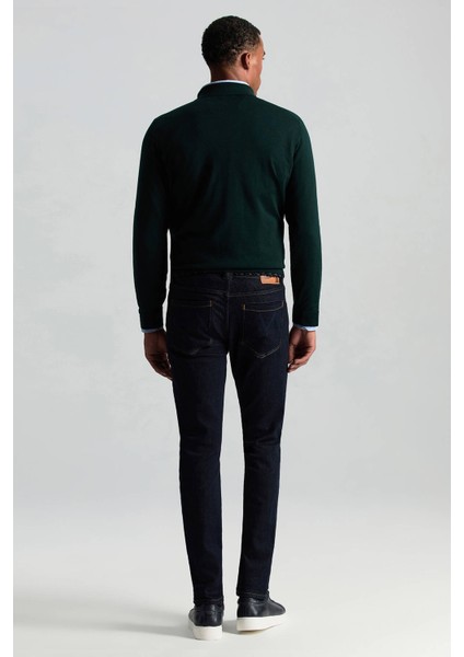 Extrafine Merino Polo Yaka Zümrüt Yeşili Triko indirimleri