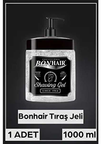 Professional Bonhair Tıraş Jeli 1000 ml Yara ve Sivilce Önleyici Transparan Formül fiyatları