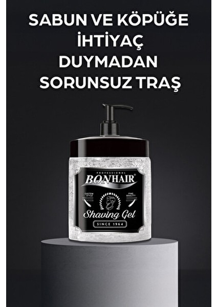 Professional Bonhair Tıraş Jeli 1000 ml Yara ve Sivilce Önleyici Transparan Formül modelleri
