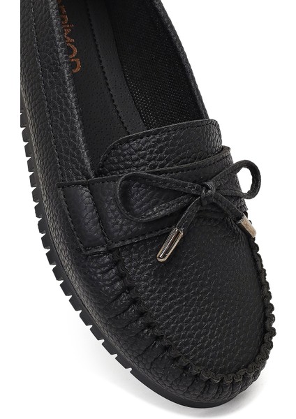 Kadın Siyah Tokalı Loafer 25AFE1451FT